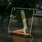 🎄Weihnachtsaktion  🎁Kreatives wiederbeschreibbares Acryl-LED-Nachrichtenschild(kommt mit 7 Stiften)