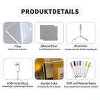 🎄Weihnachtsaktion  🎁Kreatives wiederbeschreibbares Acryl-LED-Nachrichtenschild(kommt mit 7 Stiften)