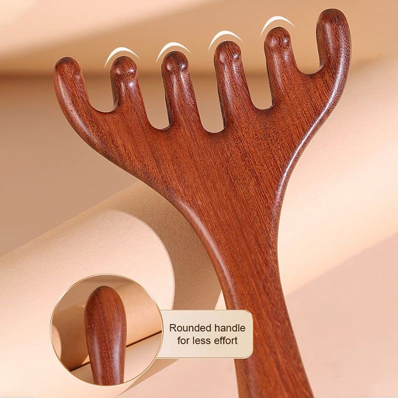 🔥Solange der Vorrat reicht 40 % Rabatt!🎉Massagekamm mit sechs Zinken für die Meridiane