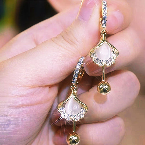 ⏳Zeitlich begrenztes Angebot💎Zarte Ginkgo-Blatt-Ohrringe für Frauen