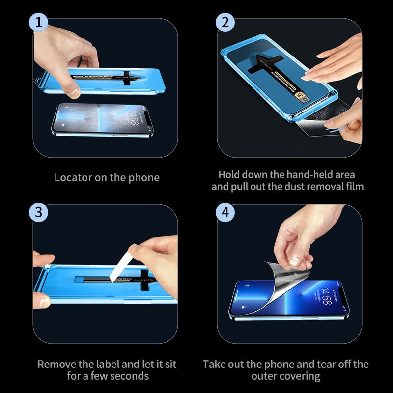 🔥Letzter Tag des Ausverkaufs 49 % Rabatt📱2025 Neue unsichtbare Displayschutzfolie für iphone-Easy Installation