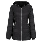❄️ LETZTER TAG IM ANGEBOT - 50% RABATT 💖 Damen Kapuzen-Mantel mit Plüschfutter