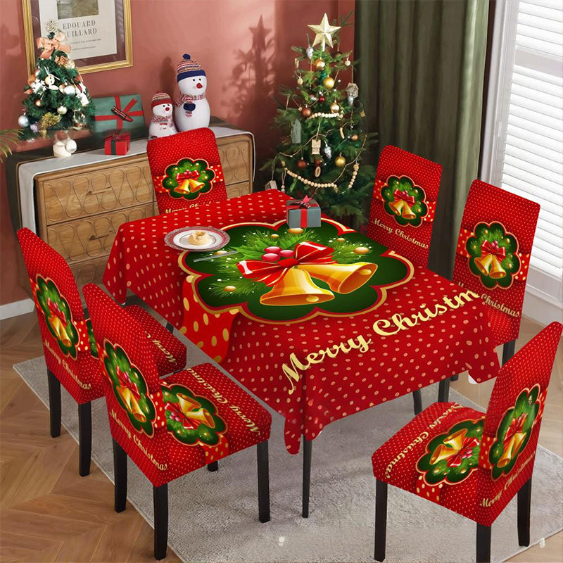 🎅Solange der Vorrat reicht 40 % Rabatt!🎄Freudige festliche klassische Weihnachtstischdecke