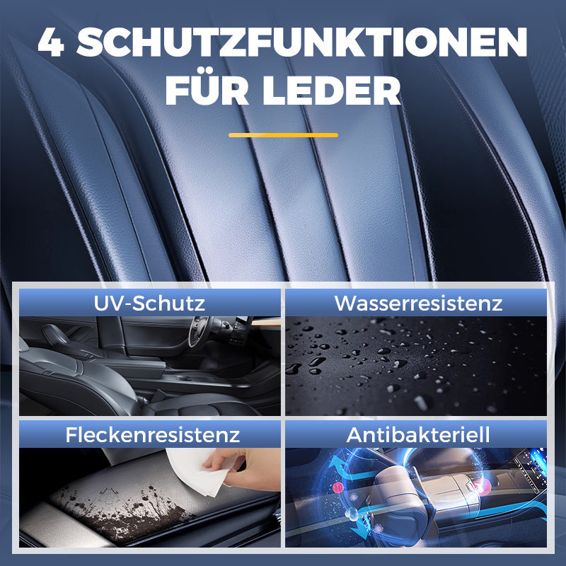 🧼 KAUFEN 2 ERHALTEN 1! ✨ Reinigungs- & Pflegecreme für Leder - Tiefenreinigung mit Natürlichen Ölen für Möbel. Autositze & Accessoires 🛋️🌟