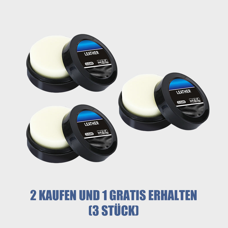 🧼 KAUFEN 2 ERHALTEN 1! ✨ Reinigungs- & Pflegecreme für Leder - Tiefenreinigung mit Natürlichen Ölen für Möbel. Autositze & Accessoires 🛋️🌟