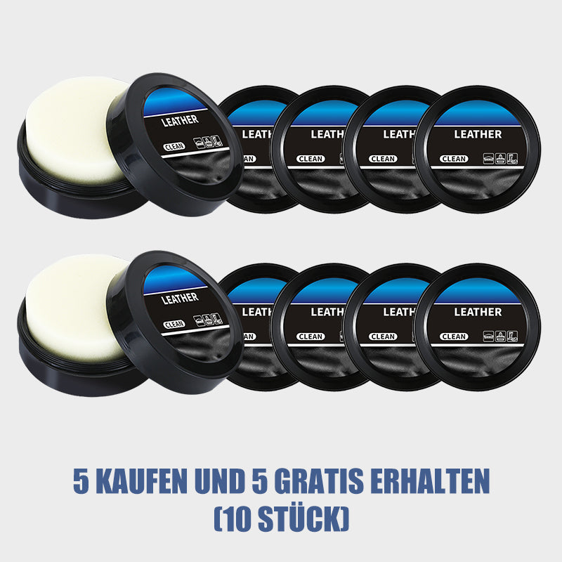🧼 KAUFEN 2 ERHALTEN 1! ✨ Reinigungs- & Pflegecreme für Leder - Tiefenreinigung mit Natürlichen Ölen für Möbel. Autositze & Accessoires 🛋️🌟