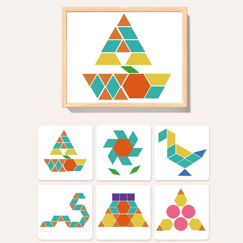 🔥Solange der Vorrat reicht 40 % Rabatt!🎉Magnetisches Puzzlespiel aus Holz mit Motiven
