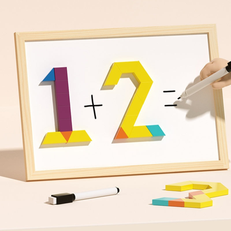 🔥Solange der Vorrat reicht 40 % Rabatt!🎉Magnetisches Puzzlespiel aus Holz mit Motiven