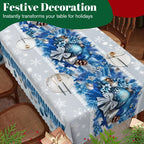 🔥Solange der Vorrat reicht 40 % Rabatt!🎉Stilvolle Tischdecke mit Weihnachtsmotiv