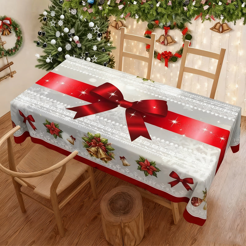 🔥Solange der Vorrat reicht 40 % Rabatt!🎉Stilvolle Tischdecke mit Weihnachtsmotiv