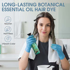 🌿 50% RABATT JETZT! 🔥 Langlebige Haarfarbe mit Ätherischen Ölen - Sanft zur Kopfhaut & Strahlender Glanz. perfekt für Natürliche Grauabdeckung ✨
