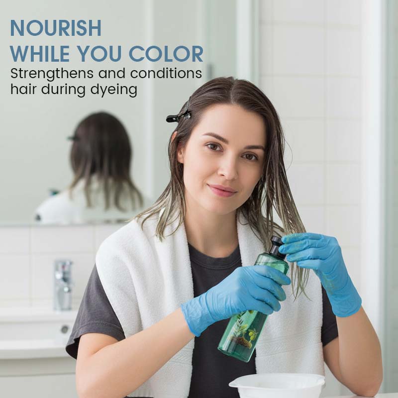 🌿 50% RABATT JETZT! 🔥 Langlebige Haarfarbe mit Ätherischen Ölen - Sanft zur Kopfhaut & Strahlender Glanz. perfekt für Natürliche Grauabdeckung ✨