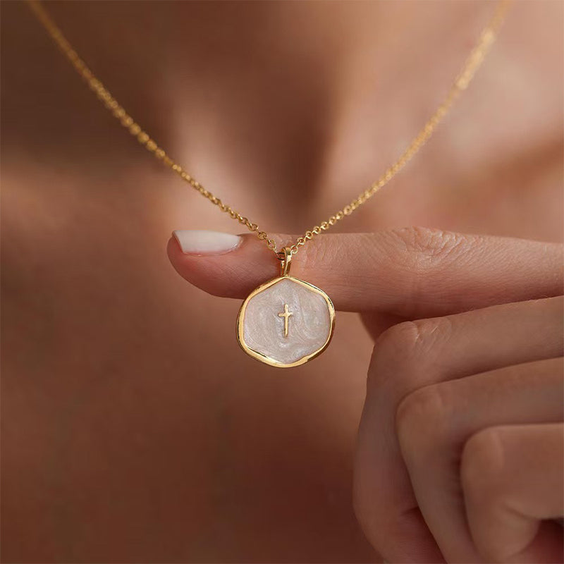 💖Black-Friday-Mega-Angebot – 50 % Rabatt!💖 Minimalistische Glaubenskette für Damen