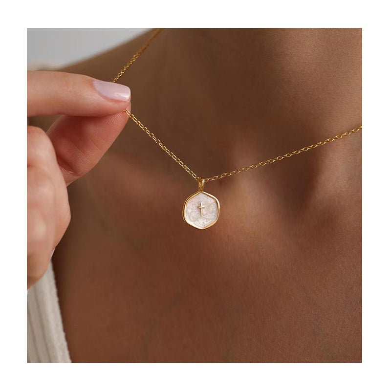💖Black-Friday-Mega-Angebot – 50 % Rabatt!💖 Minimalistische Glaubenskette für Damen