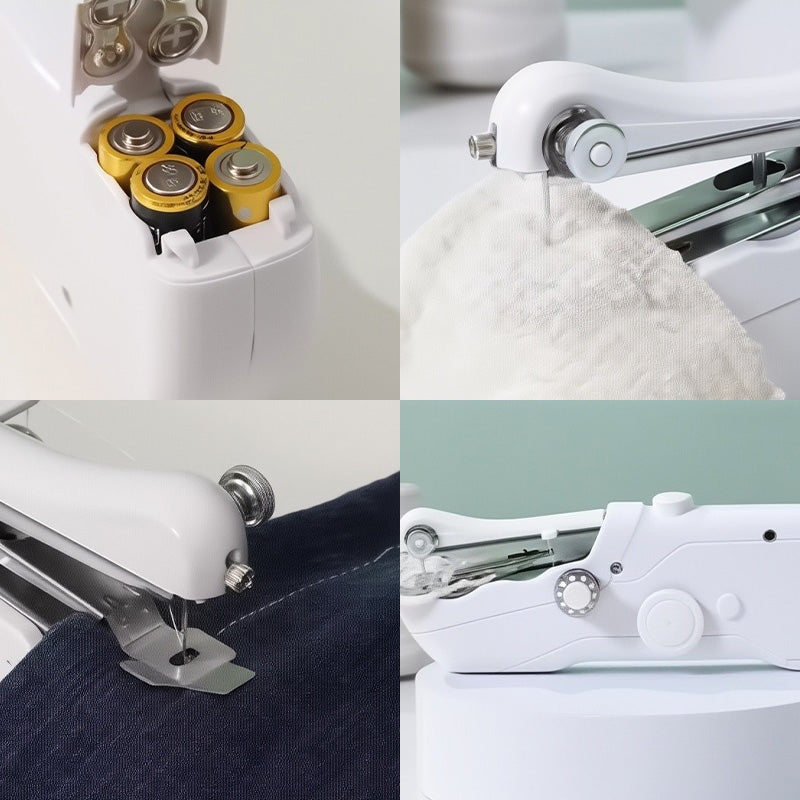 🧵 Mini Elektro-Nähmaschine – Leicht. Tragbar & Einfach zu Bedienen! ✨
