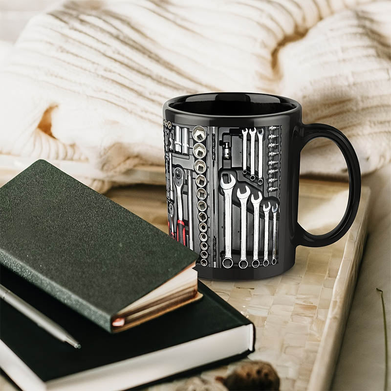 🏆Letzter Tag im Angebot: 50 % Rabatt ✨🔨Lustiger Kaffeebecher – Werkzeugkasten-Set für Mechaniker☕