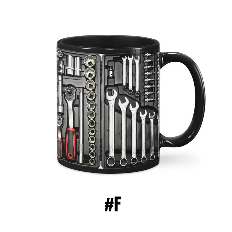 🏆Letzter Tag im Angebot: 50 % Rabatt ✨🔨Lustiger Kaffeebecher – Werkzeugkasten-Set für Mechaniker☕
