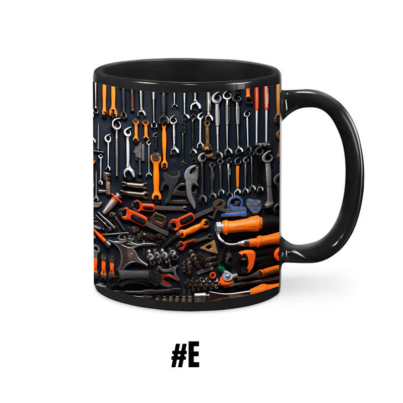 🏆Letzter Tag im Angebot: 50 % Rabatt ✨🔨Lustiger Kaffeebecher – Werkzeugkasten-Set für Mechaniker☕