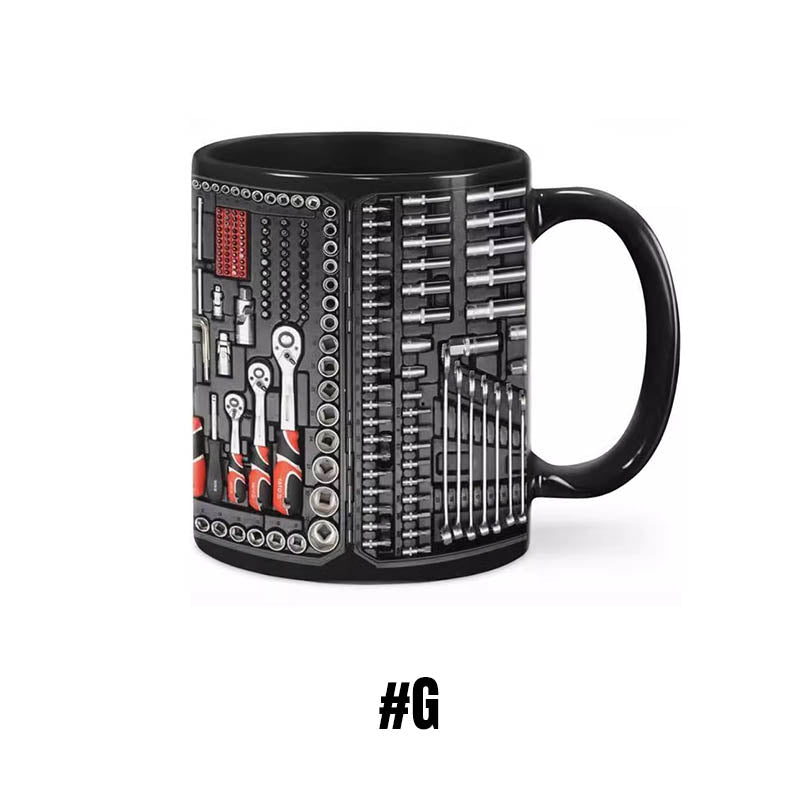 🏆Letzter Tag im Angebot: 50 % Rabatt ✨🔨Lustiger Kaffeebecher – Werkzeugkasten-Set für Mechaniker☕