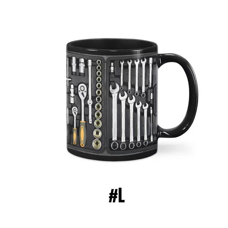 🏆Letzter Tag im Angebot: 50 % Rabatt ✨🔨Lustiger Kaffeebecher – Werkzeugkasten-Set für Mechaniker☕