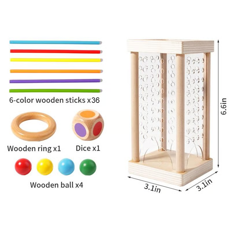 🔥Solange der Vorrat reicht 40 % Rabatt!🎉Holzstock-Spiel für Kinder