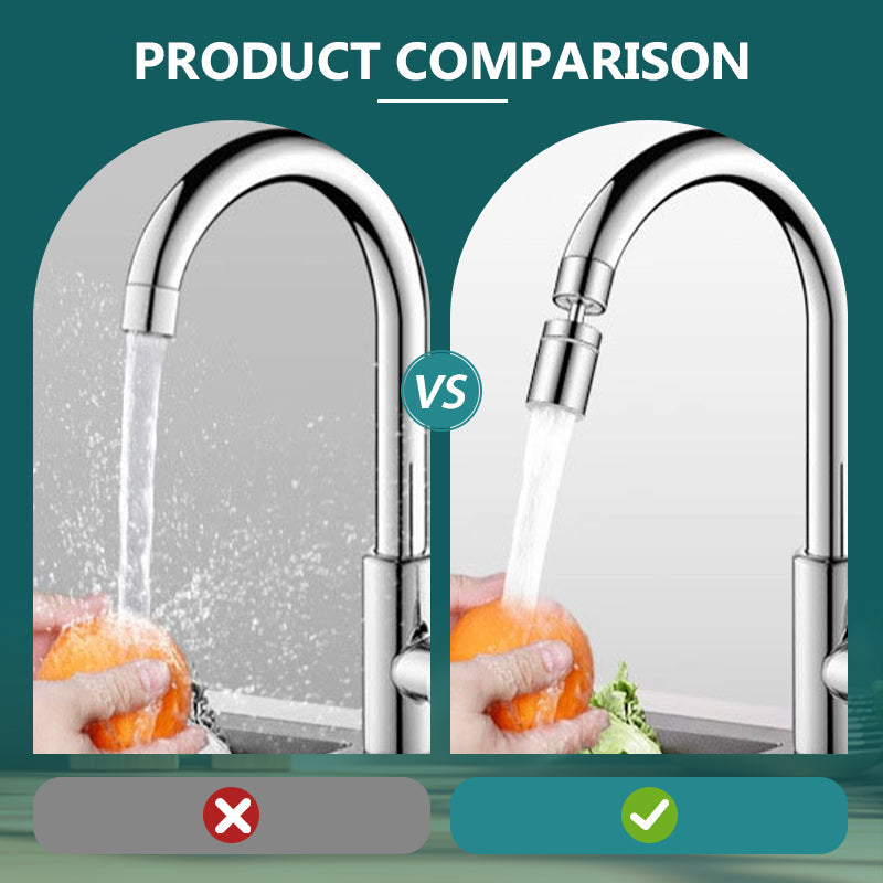 🚰✨ 360° Drehbarer Wasserhahn mit 2-in-1-Funktion & Trinkwassersprudler – Präzise Armaturen für flexibles. nachhaltiges Kochen! 🌱💧