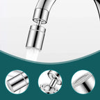 🚰✨ 360° Drehbarer Wasserhahn mit 2-in-1-Funktion & Trinkwassersprudler – Präzise Armaturen für flexibles. nachhaltiges Kochen! 🌱💧