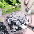 ✨JETZT 50 % RABATT! 🔥12-teiliges quadratisches Glitzer-Nagelkunst-Pailletten-Set🎉