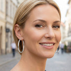✨KAUFEN SIE 1. BEKOMMEN SIE 1 GRATIS🔥Diamantgeschliffene Creolen für Damen👑