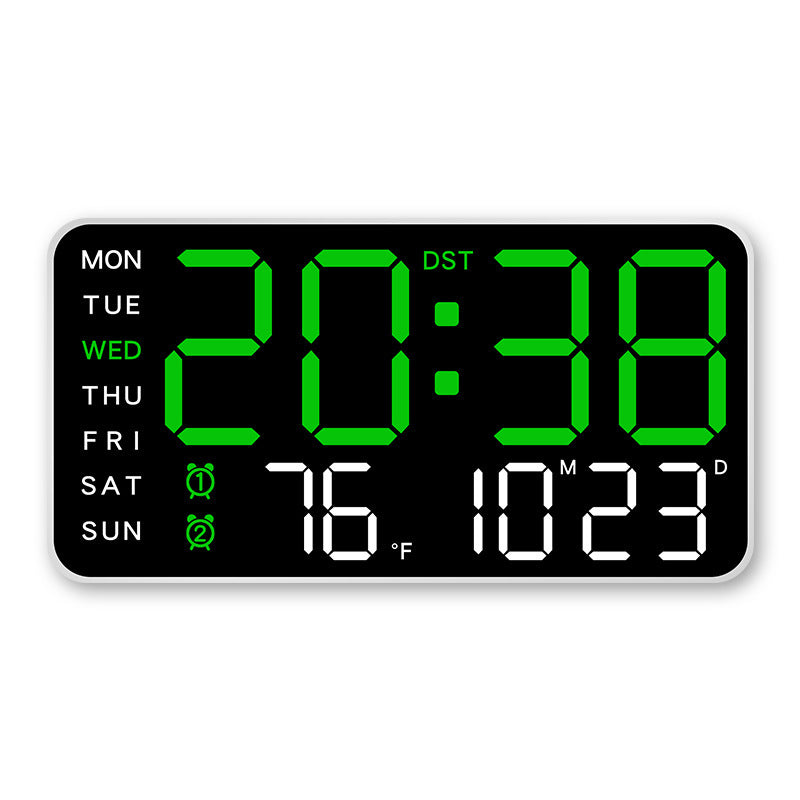 📢📢50 % RABATT !! ⏰Multifunktionale dekorative LED-Digital-Wanduhr .Die grenzenlose Digitaluhr für das moderne norwegische Zuhause
