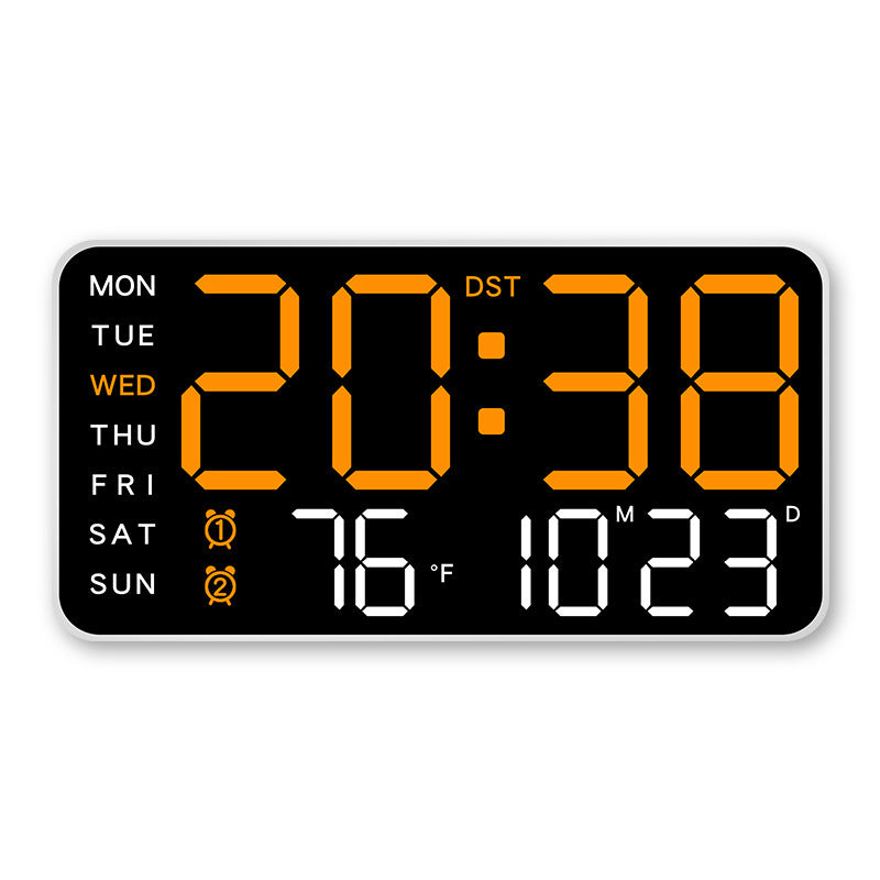 📢📢50 % RABATT !! ⏰Multifunktionale dekorative LED-Digital-Wanduhr .Die grenzenlose Digitaluhr für das moderne norwegische Zuhause