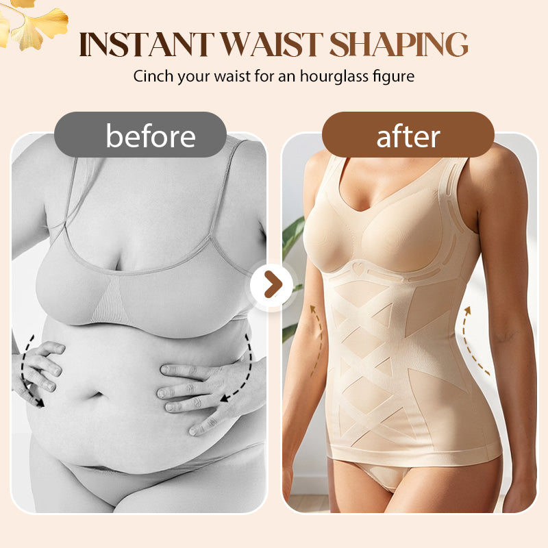 🔥Solange der Vorrat reicht 40 % Rabatt!🎉Nahtlose Shapewear mit integriertem BH