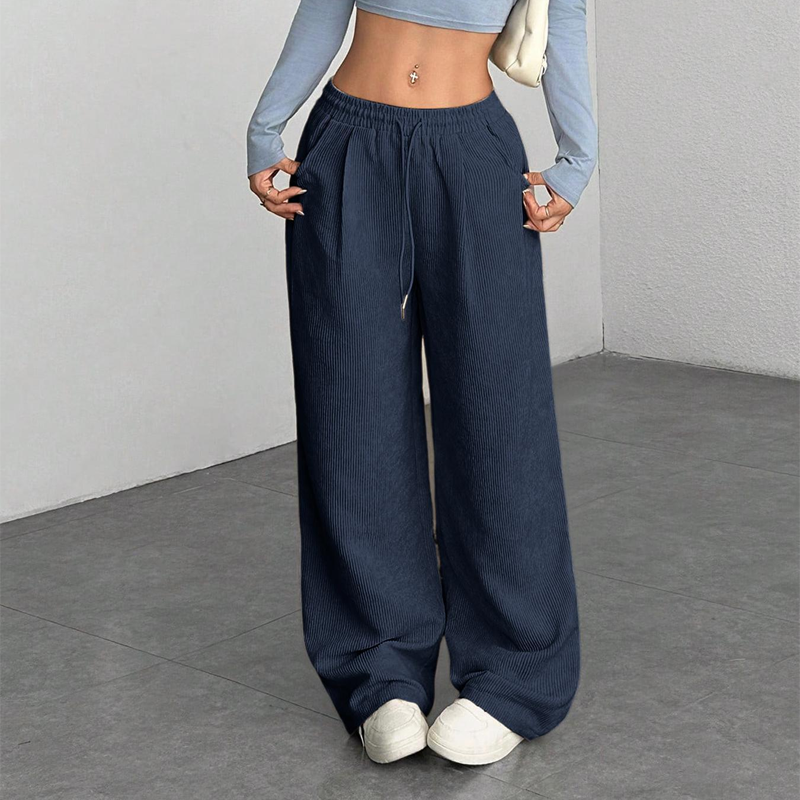 ⌛ Nur noch 3 Tage – 50 % auf alles! ⏰Lässige Weite Cordhose für Damen