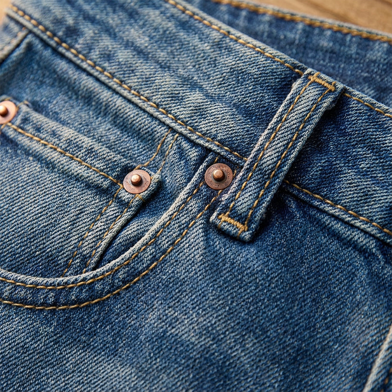 🔥Solange der Vorrat reicht 40 % Rabatt!🎉Damen-Vintage-Hochbund-Weitbeinjeans