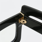 🔥Solange der Vorrat reicht 40 % Rabatt!🎉Schicke. übergroße. quadratische. lichtundurchlässige Brille in Blau