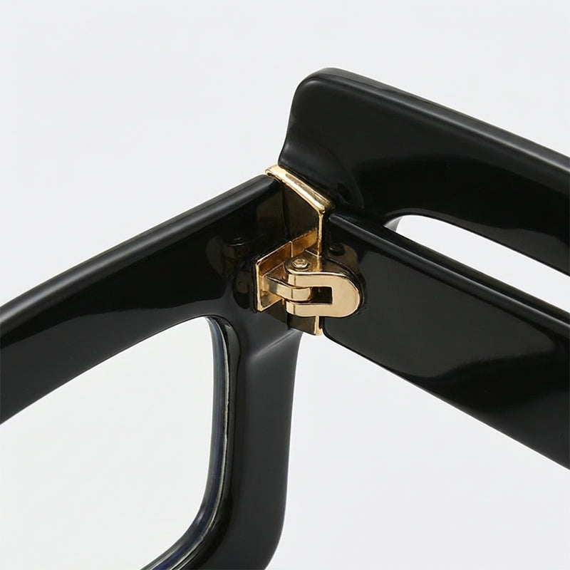 🔥Solange der Vorrat reicht 40 % Rabatt!🎉Schicke. übergroße. quadratische. lichtundurchlässige Brille in Blau