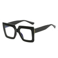 🔥Solange der Vorrat reicht 40 % Rabatt!🎉Schicke. übergroße. quadratische. lichtundurchlässige Brille in Blau