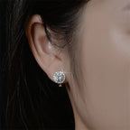 🔥Solange der Vorrat reicht 40 % Rabatt!🎉Brilliant Faux Moissanite Hoop Earrings for Women
