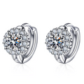 🔥Solange der Vorrat reicht 40 % Rabatt!🎉Brilliant Faux Moissanite Hoop Earrings for Women