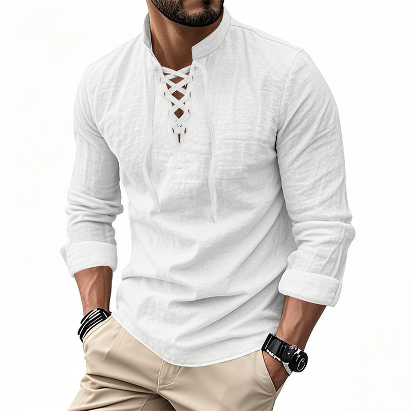 🔥Solange der Vorrat reicht 40 % Rabatt!🎉Herren einfarbiges Freizeithemd