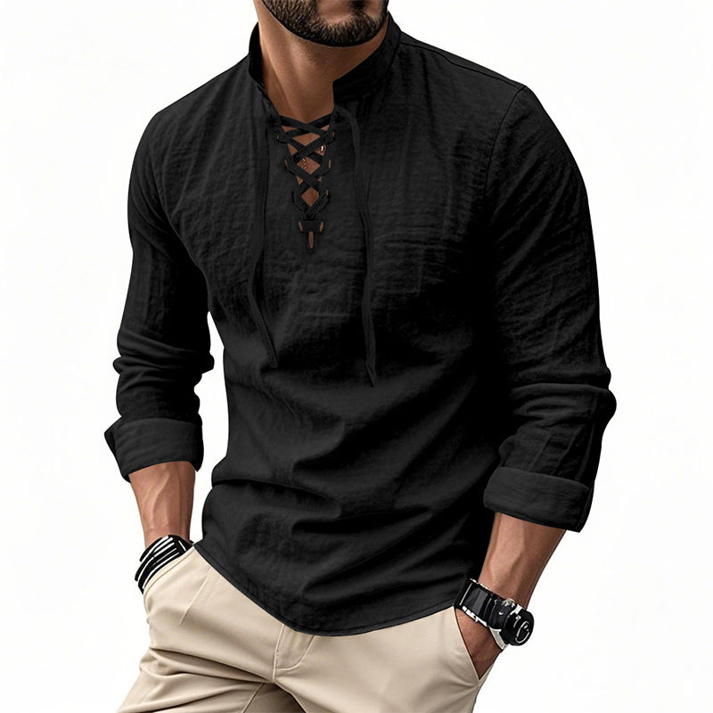 🔥Solange der Vorrat reicht 40 % Rabatt!🎉Herren einfarbiges Freizeithemd