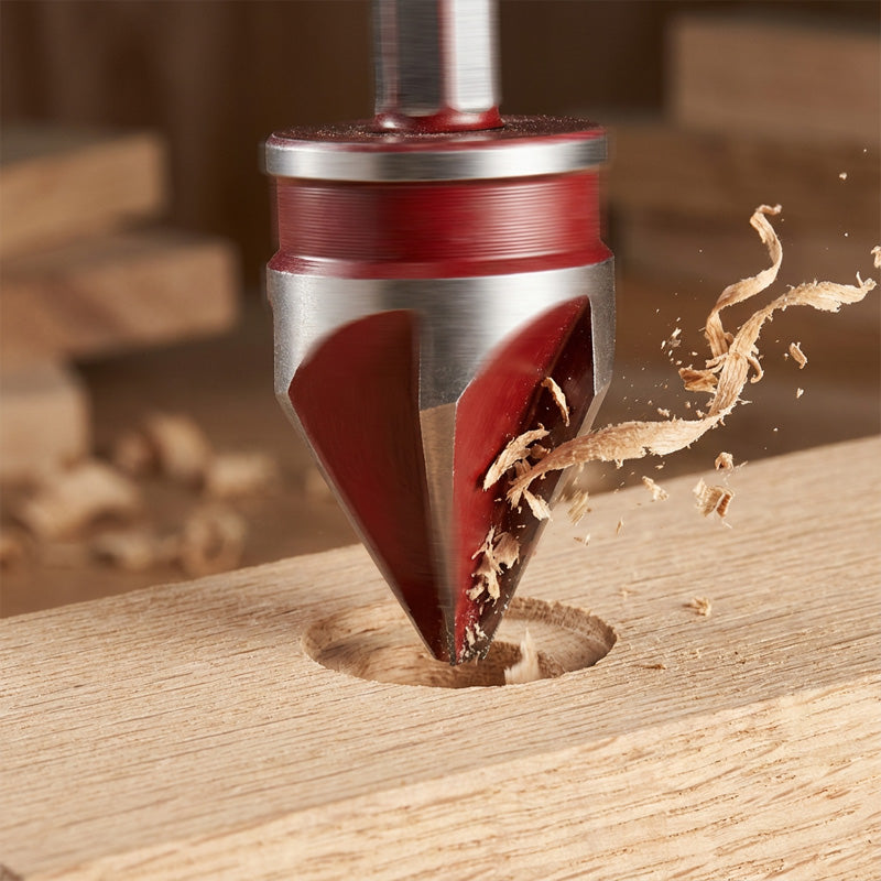 ✨ Hochkarbonstahl-Senkbohrer-Set — Professioneller Präzisionsbohrer für Holz und Metall! ✨