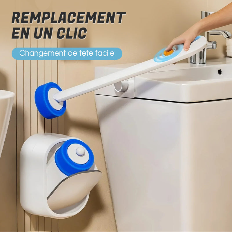 🔥Solange der Vorrat reicht 40 % Rabatt!🎉Einweg-Toilettenbürste mit austauschbarem Kopf