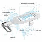 🚽 🚿 Nichtelektrischer Bidet-Aufsatz mit Doppeldüse – Hygienische Selbstreinigung. Einfache Installation & Wasserdruck-Kontrolle ✨