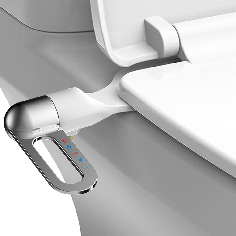🚽 🚿 Nichtelektrischer Bidet-Aufsatz mit Doppeldüse – Hygienische Selbstreinigung. Einfache Installation & Wasserdruck-Kontrolle ✨