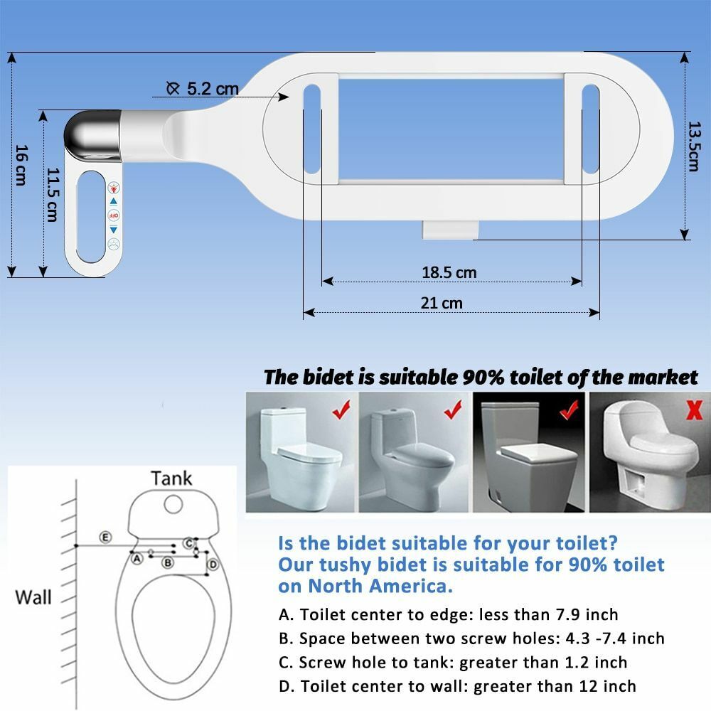 🚽 🚿 Nichtelektrischer Bidet-Aufsatz mit Doppeldüse – Hygienische Selbstreinigung. Einfache Installation & Wasserdruck-Kontrolle ✨
