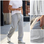 👖 60% RABATT! 🏃‍♂️ Herren-Freizeithose in Lockerer Passform – Kordelzug. Bequemes Baumwollgewebe & Vielseitig für Alltag und Sport 🌟