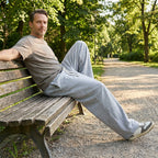 👖 60% RABATT! 🏃‍♂️ Herren-Freizeithose in Lockerer Passform – Kordelzug. Bequemes Baumwollgewebe & Vielseitig für Alltag und Sport 🌟