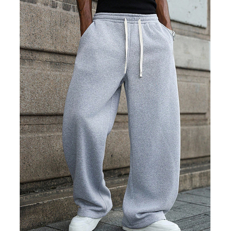 👖 60% RABATT! 🏃‍♂️ Herren-Freizeithose in Lockerer Passform – Kordelzug. Bequemes Baumwollgewebe & Vielseitig für Alltag und Sport 🌟