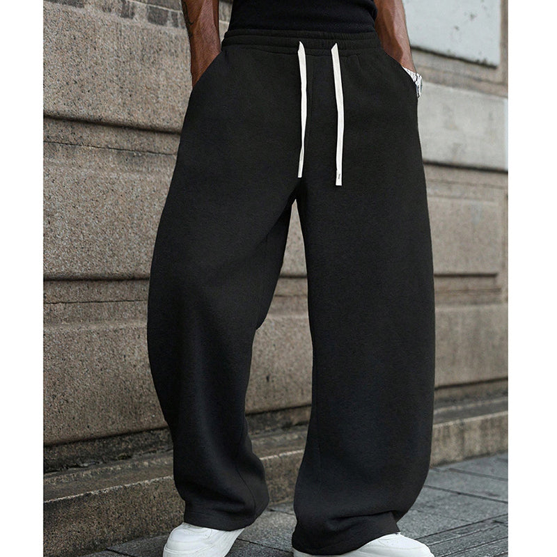 👖 60% RABATT! 🏃‍♂️ Herren-Freizeithose in Lockerer Passform – Kordelzug. Bequemes Baumwollgewebe & Vielseitig für Alltag und Sport 🌟